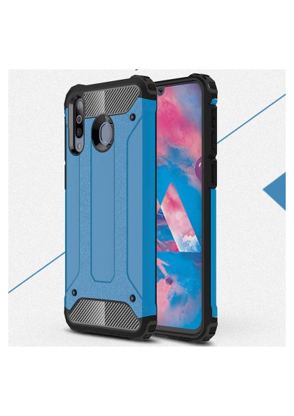 Galaxy M30 Kılıf Armor Üstün Korumalı Dayanıklı Zırhlı Military Kapak