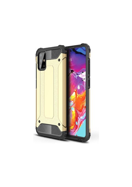 Galaxy A51 Kılıf Armor Üstün Korumalı Dayanıklı Zırhlı Military Kapak