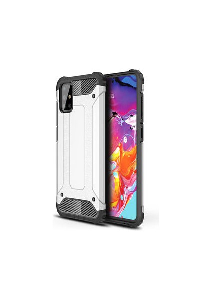 Galaxy A51 Kılıf Armor Üstün Korumalı Dayanıklı Zırhlı Military Kapak