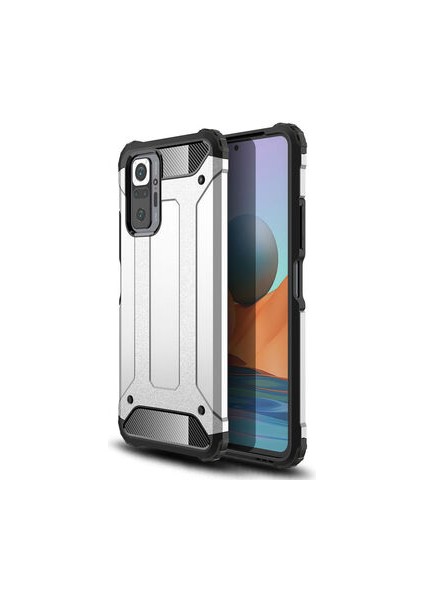 Xiaomi Redmi Note 10 Pro Kılıf Armor Üstün Korumalı Dayanıklı Zırhlı Military Kapak