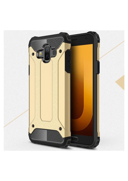 Galaxy J7 Duo Kılıf Armor Üstün Korumalı Dayanıklı Zırhlı Military Kapak