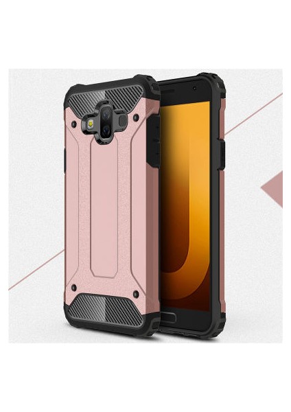 Galaxy J7 Duo Kılıf Armor Üstün Korumalı Dayanıklı Zırhlı Military Kapak