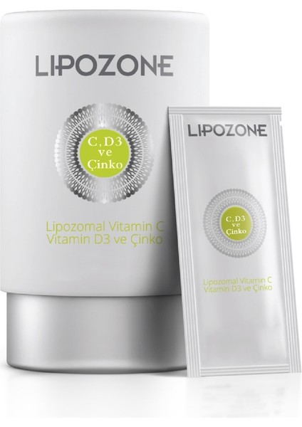 Lipozomal Vitamin C, Vitamin D3 Ve Çinko 5ml Sıvı Saşe