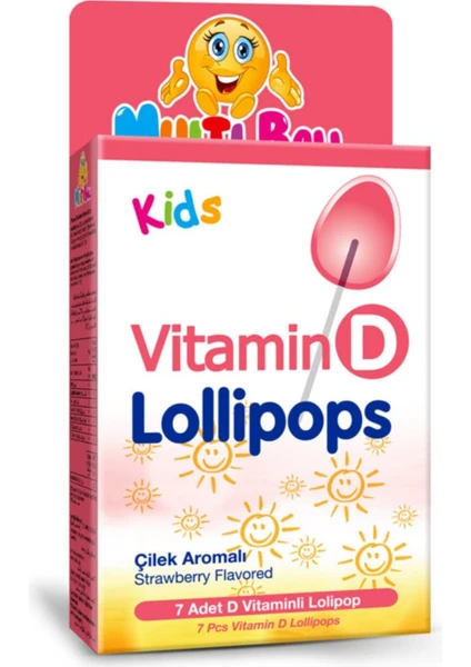 Multi Ball Kids Vitamin D Lollipops