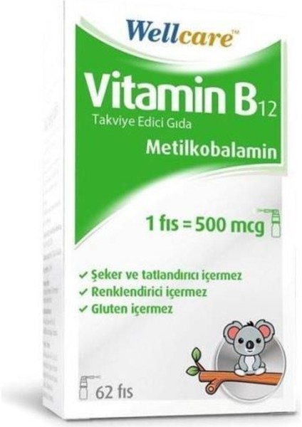 Vitamin B12 Metilkobalamin 1000 Mcg Dil Altı Sprey 5 Ml