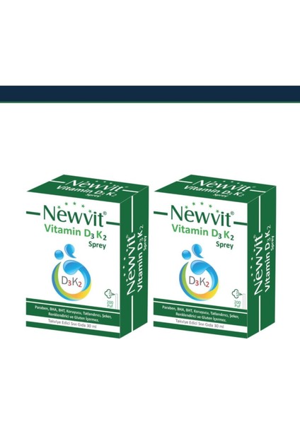 Newvit Vitamin D3 K2 Sprey 2x