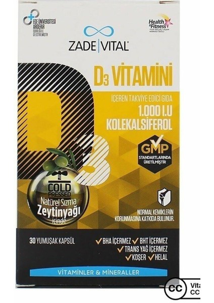 D3 Vitamin 30 Kapsül