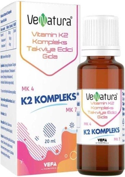 Vitamin K2 Kompleks Takviye Edici Gıda