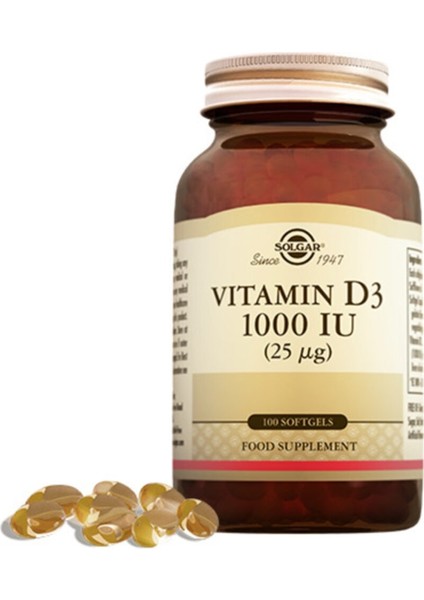 Vitamin D3 1000 Iu 100 Kapsül + Nutraxin Vitamin D3 Drops(1000 Iu) + Vitamin Mix