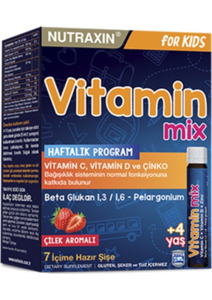 Vitamin D3 1000 Iu 100 Kapsül + Nutraxin Vitamin D3 Drops(1000 Iu) + Vitamin Mix