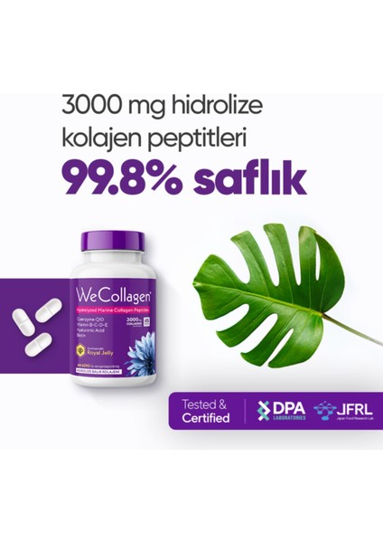 Wecollagen 45 Tablet Vitamin Destekli Cilt Bakım Kolajeni fiyatları