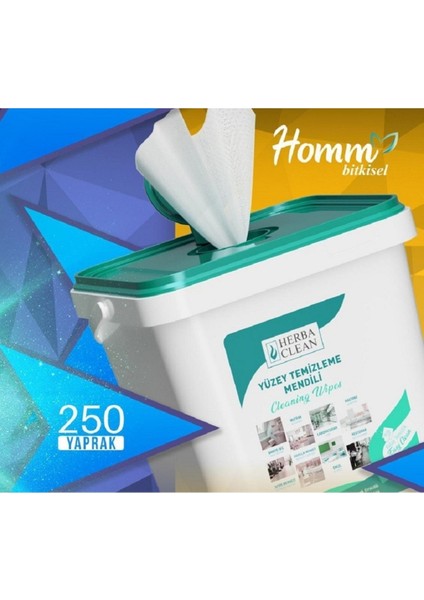 Herba Clean Yüzey Temizleme Mendili