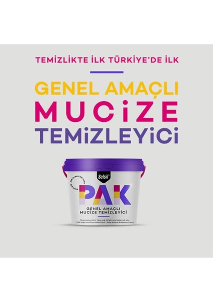 Pak Genel Amaçlı Mucize Temizleyici 500 gr 2 Adet