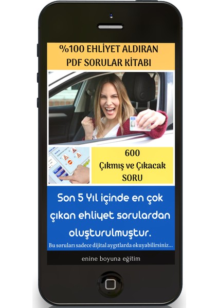 Yüzde Yüz Ehliyet Aldıran Pdf Sorular Kitabı