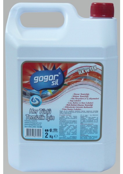 Gogorsil 2kg Çok Amaçlı Leke Çıkarıcı