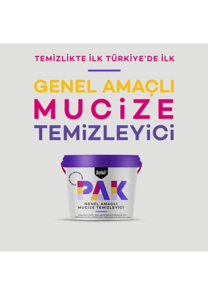 Pak Genel Amaçlı Mucize Temizleyici 500 gr. X12 Adet Selsil Pak 12