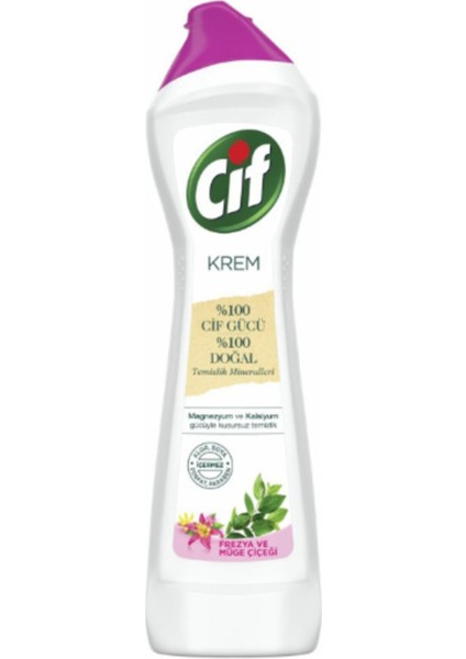 Krem Temizleyici Müge Çiçeği ve Frezya 500 ml 12 Adet