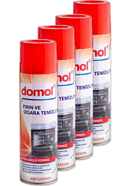 Fırın & Izgara Temizleyici Köpük 500 ml (4 Adet)