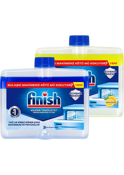 Bulaşık Makinesi Temizleyici Sıvı 2X250 ml