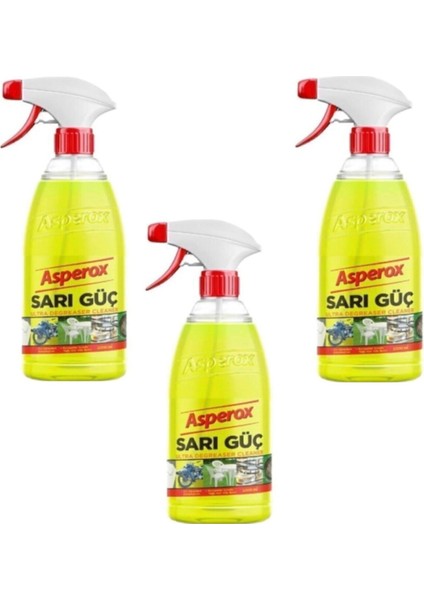 Sarı Güç Yağ Çözücü 1000 ml 3lü