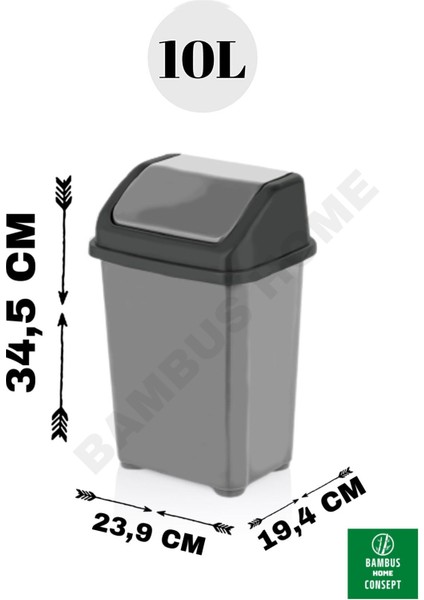 Home 10 Litre Çöp Kovası