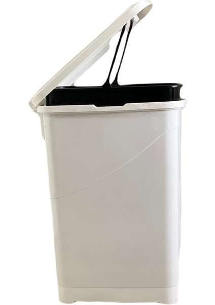 Slim Pedallı Iç Kovalı Çöp Kovası 15 Litre