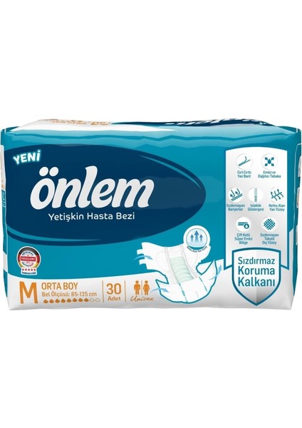 Yetişkin Hasta Bezi Orta Boy ( Medium ) 30 Adet