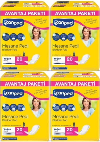 Büyük Boy Yoğun Mesane Pedi 20x4 80 Adet