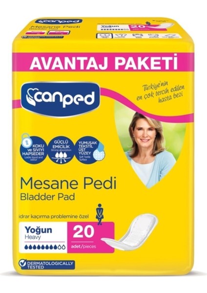 Büyük Boy Yoğun Mesane Pedi 20x4 80 Adet fiyatları