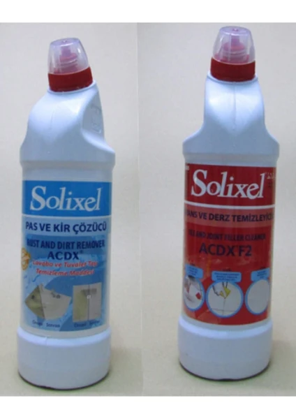 Kaysan Kimya Solixel Banyo Tuvalet Temizleyici 950 ml + Fayans ve Derz Dolgu Temizleyici 950 ml