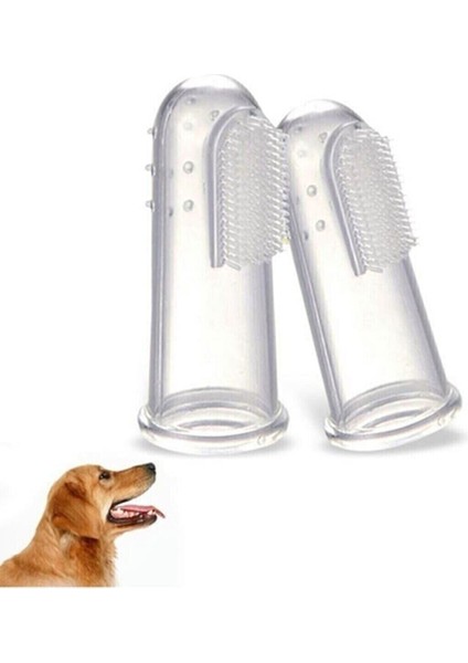 Kedi Köpek Parmak Diş Fırçası 2 Adet
