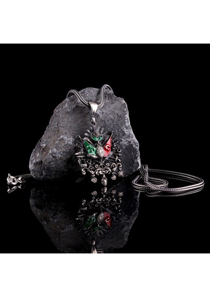 Osmanlı Devleti Arma Model 925 Ayar Gümüş Kolye