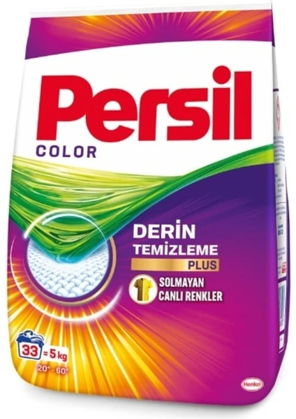 Color Toz Çamaşır Deterjanı 5kg (33 Yıkama) Persil