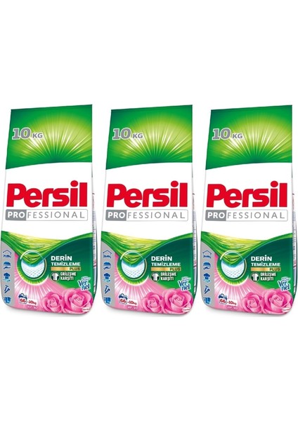 Matik Toz Çamaşır Deterjanı 30 kg Gülün Büyüsü (3PK*10 kg) (198 Yıkama)