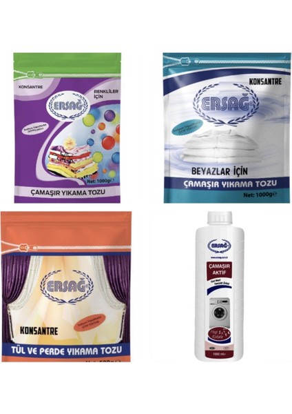 Çamaşır Yıkama Tozları & Çamaşır Aktif Sıvısı