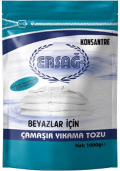 Renkli Beyaz Çamaşır Yıkama Tozu 1000 gr ve Çamaşır Aktif 1000 ml Temizlik Paketi