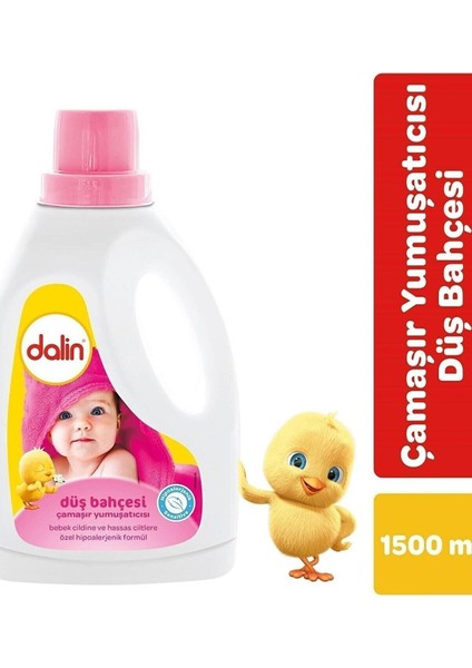 Düş Bahçesi Çamaşır Yumuşatıcısı 1500 ml 2 Adet Dalin Yumuşatıcı 1500