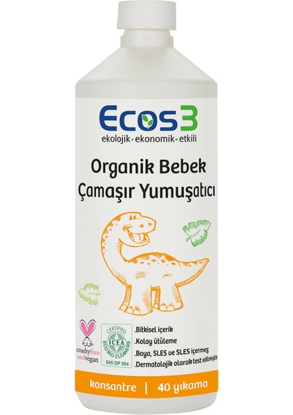 Bebek Çamaşır Yumuşatıcı 80 Yıkama 2 x 1000 ml