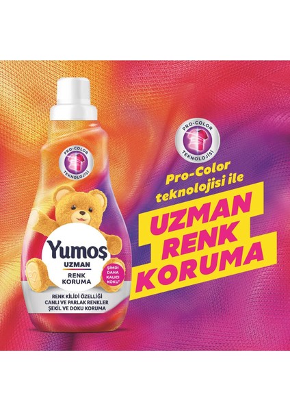 Uzman Konsantre Çamaşır Yumuşatıcısı Renk Koruma Kalıcı Koku 50 Yıkama 1200 M 3 Adet