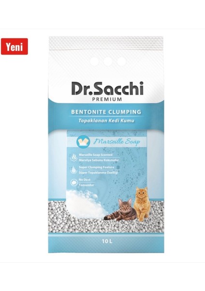 Dr. Sacchi Dr.sacchi Marsilya Sabunu Kokulu Bentonit Kedi Kumu 10 Lt