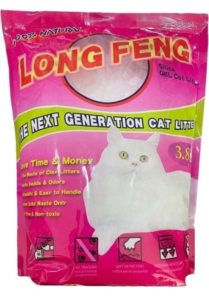 Long Feng Neo Pet Market Extra Kristal Kedi Kumu 3.8 Lt x 4 Adet