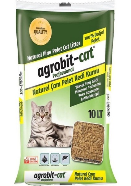 Agrobit Cat Agrobit Çam Pelet Kedi Kumu 10 Lt