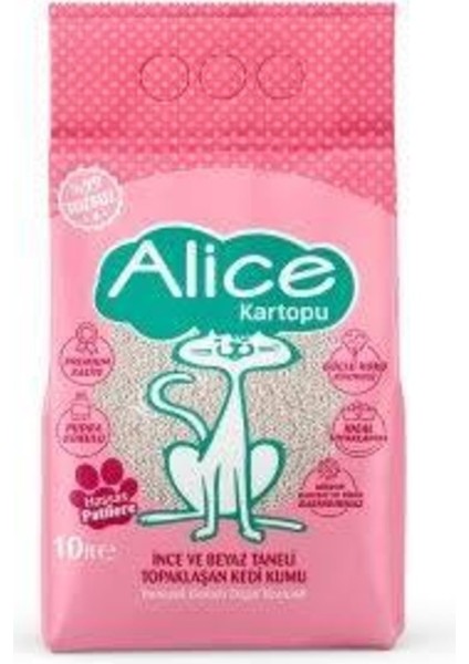 Kartopu Topaklaşan Parfümlü Ince Taneli Kedi Kumu 10 Lt