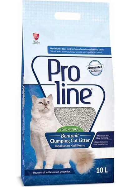 Pro Line Kokusuz Bentonit Kedi Kumu 10LT