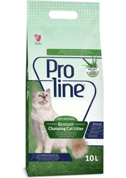 Pro Line 10 Lt Aloe Vera Özlü Kedi Kumu