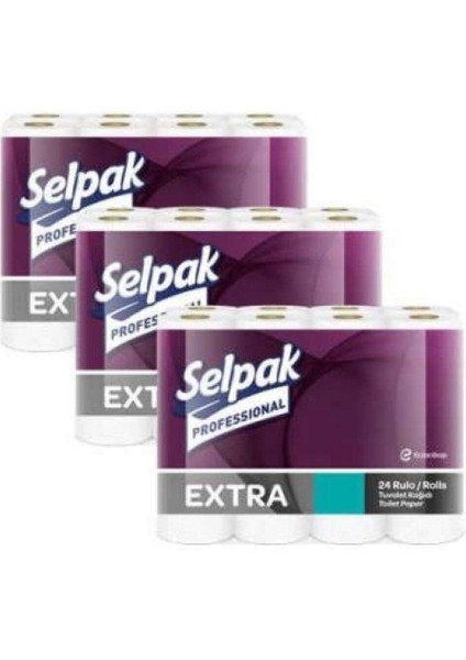 Selpak Professional Selpak Extra Tuvalet Kağıdı 24 X3 72 Rulo