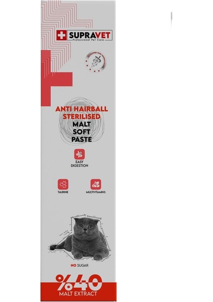 Sterilised Kısırlaştırılmış Kediler Için Malt Macun 100 gr