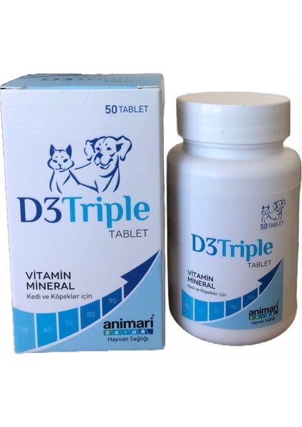 Kedi ve Köpekler Için Vitamin Mineral Eklem Kemik Gelişim Tableti
