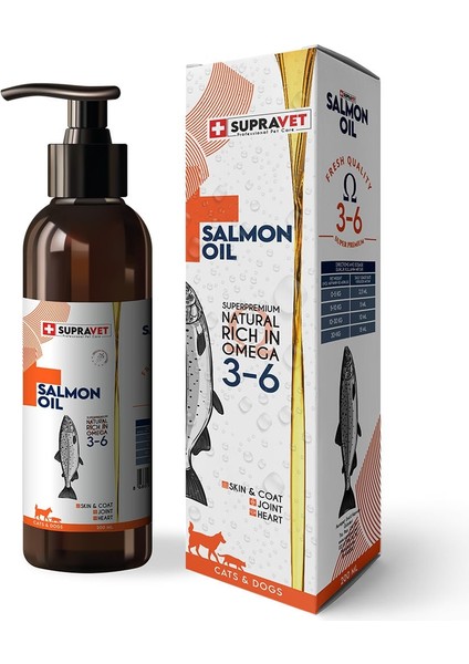 Salmon Oil Cats And Dogs 200 ml Doğal Kedi Köpek Norveç Somon Yağı fiyatları