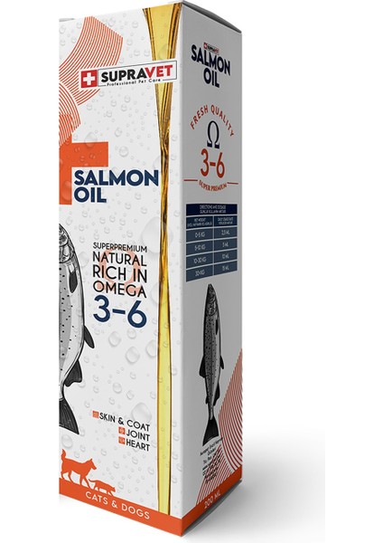 Salmon Oil Cats And Dogs 200 ml Doğal Kedi Köpek Norveç Somon Yağı fırsatları